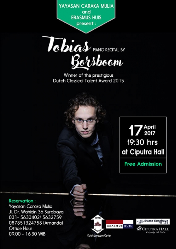 Piano Recital by Tobias Borsboom