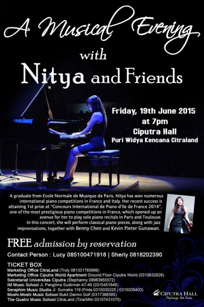 A Musical Evening with Nitya &amp; Friends